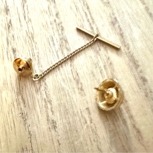 Handsome 3 pc Set Men’s Cuff Links & Tie Clip - Picture 8 of 10